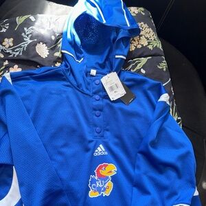 Adidas Blue Hoodie with Team Logo